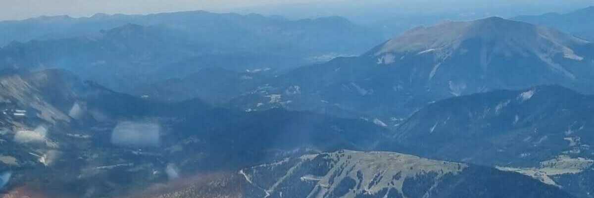 Flugwegposition um 13:05:15: Aufgenommen in der Nähe von Arrondissement de Barcelonnette, Frankreich in 2884 Meter